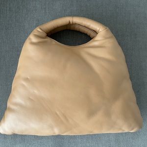 COS nude leather bag